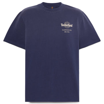 Sunfaded Back Tree Logo Graphic Hw Tee