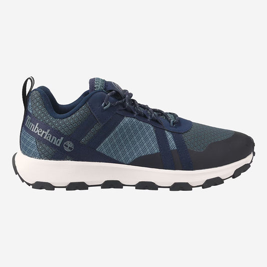 WINSOR TRAIL LOW LACE UP SNEAKER DARK BLUE MESH