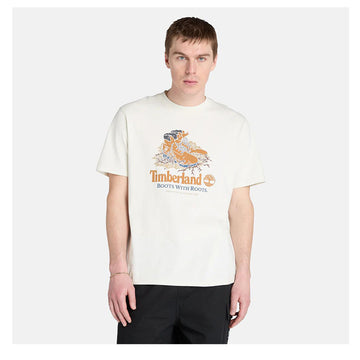 Front Boot Graphic Tee Vintage White