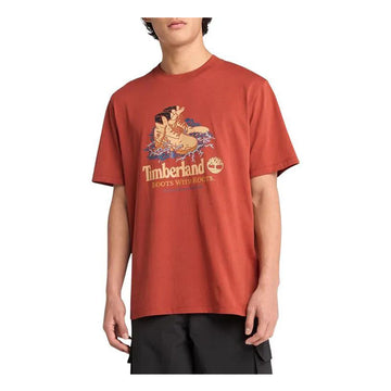 Front Boot Graphic Tee Burnt henna