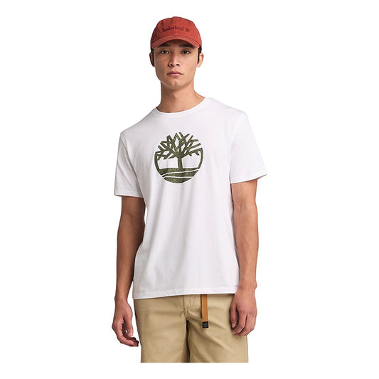 KENNEBEC RIVER Camo Tree Logo Short Sleeve Tee White