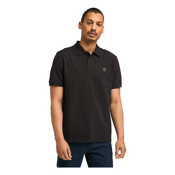MILLERS RIVER Pique Short Sleeve Polo Black