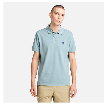 MILLERS RIVER Pique Short Sleeve Polo Skyway