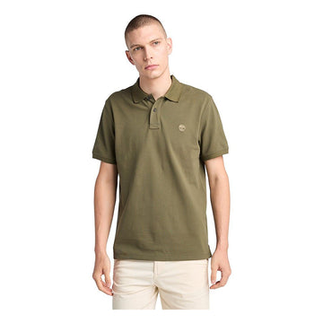 MILLERS RIVER Pique Short Sleeve Polo Leaf Green