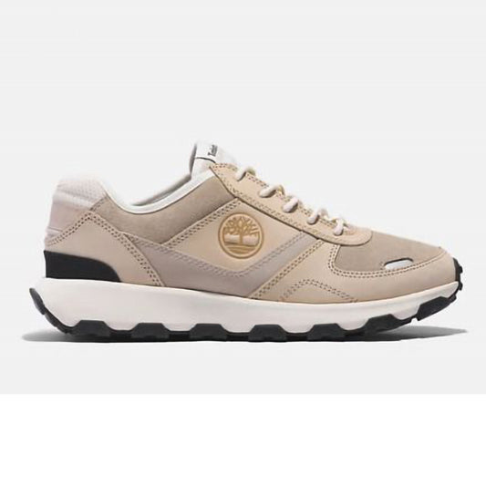 WINSOR PARK LOW LACE UP SNEAKER LIGHT BEIGE NUBUCK