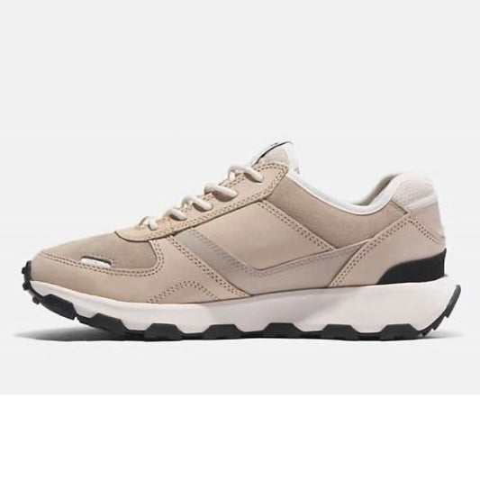 WINSOR PARK LOW LACE UP SNEAKER LIGHT BEIGE NUBUCK