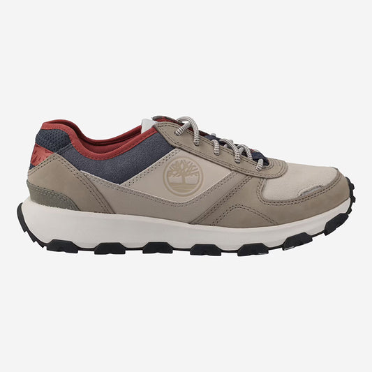 WINSOR PARK LOW LACE UP SNEAKER LIGHT TAUPE NUBUCK