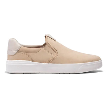 SENECA BAY LOW SLIP ON SNEAKER LIGHT BEIGE NUBUCK