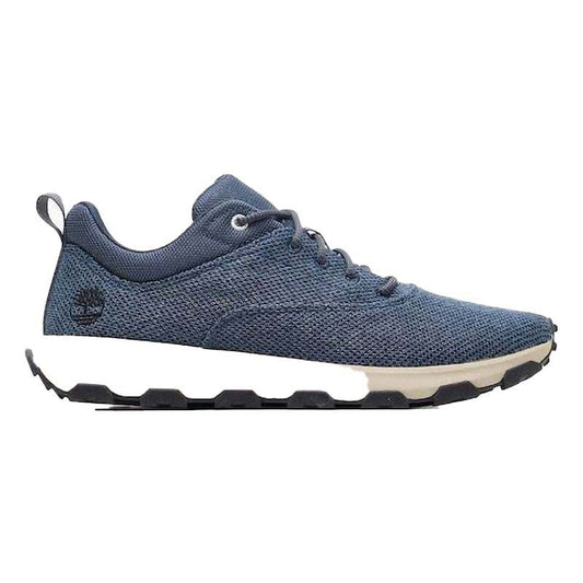 WINSOR PARK LOW LACE UP SNEAKER DARK BLUE KNIT