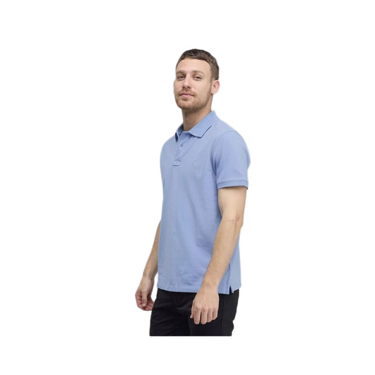 Millers River Printed Neck Short Sleeve Polo