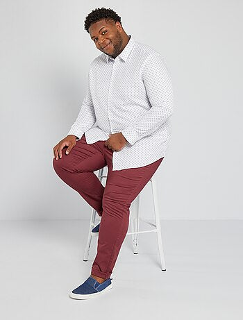 Long-sleeved regular-fit shirt