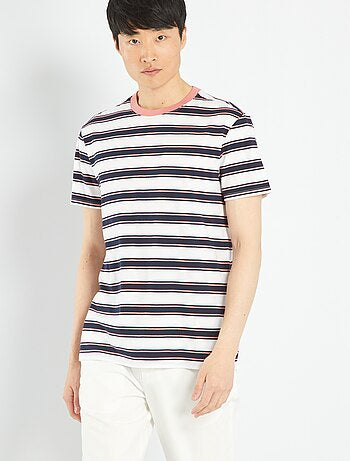 Striped jersey T-shirt