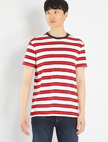 Striped jersey T-shirt