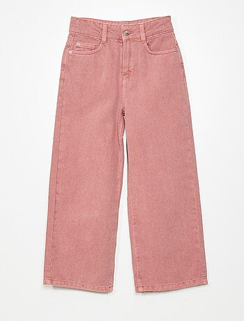 Wide-leg 5-pocket jeans