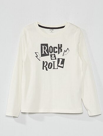 Long-sleeved T-shirt with print