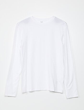 Long-sleeved slim-fit T-shirt