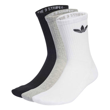 Trefoil Cushion Crew Socks 3 Pairs