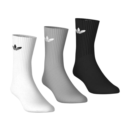 Trefoil Cushion Crew Socks 3 Pairs