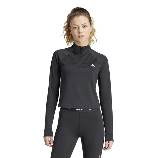 Train Essentials Minimal Branding 1/4-Zip Cover Up