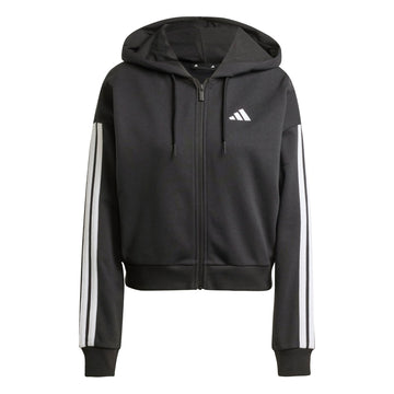 Essentials 3-Stripes French Terry Full-Zip Hoodie