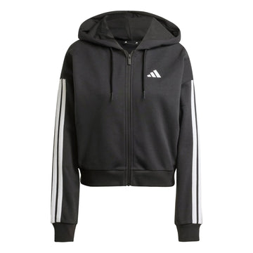 Essentials 3-Stripes French Terry Full-Zip Hoodie