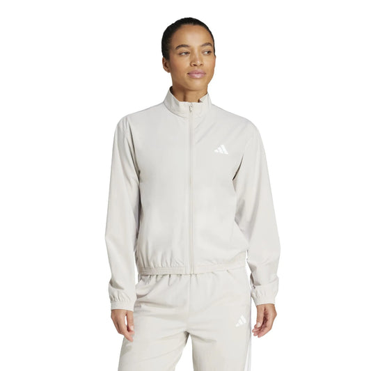 Train Essentials 3-Stripes Woven Warm-Up Jacket