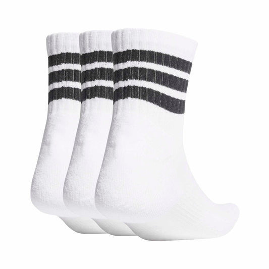 3 STRIPES CUSHIONED SPORTSWEAR MID CUT SOCKS 3 PAIR PACK