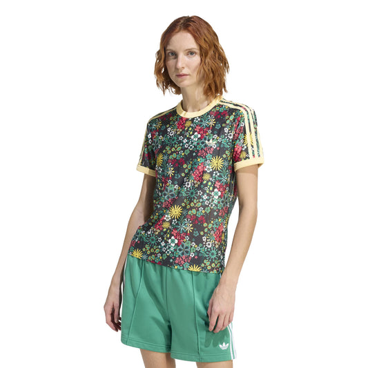 ADIDAS ORIGINALS X LIBERTY LONDON 3 STRIPES T-Shirt