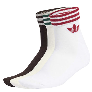 3-Stripes Ankle Socks 3 Pairs