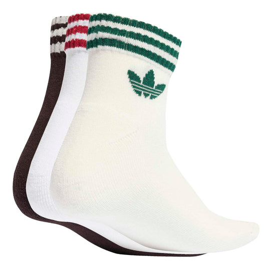 3-Stripes Ankle Socks 3 Pairs