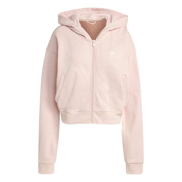 ESSENTIALS FRENCH TERRY CROPPED ZIP HOODIE