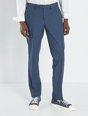 Slim-fit suit trousers