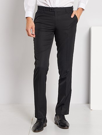 Straight-cut suit trousers