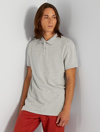 Cotton piqué polo shirt