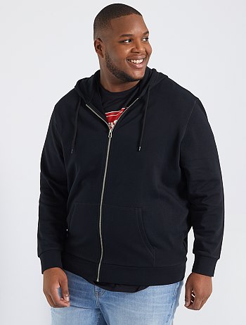 Eco-design zip-up hoodie