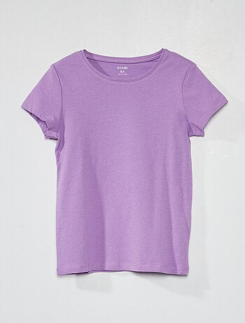 Plain jersey T-shirt