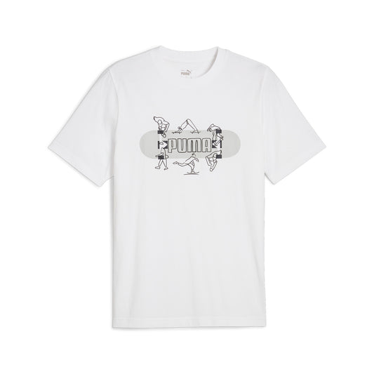 Graphics Skateboard Tee