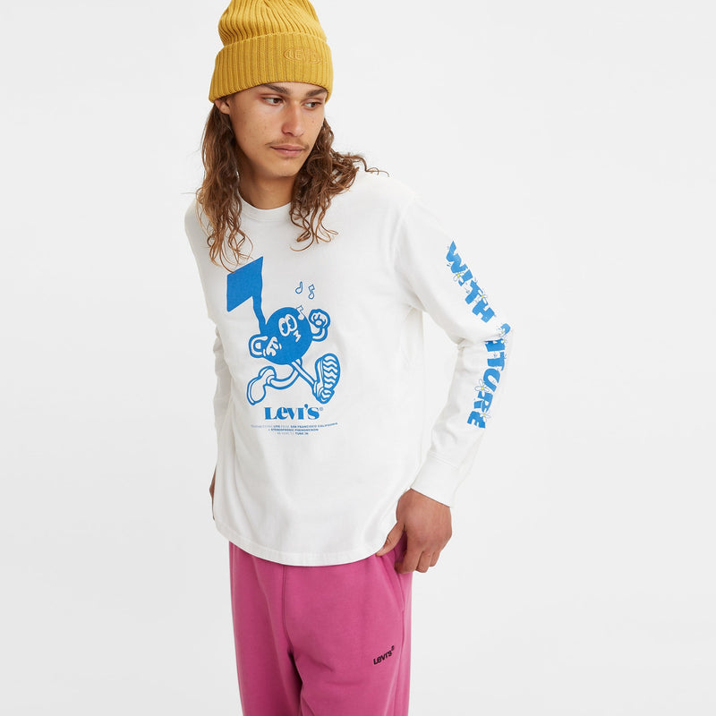 Relaxed Ls Graphic Tee Get In Tune