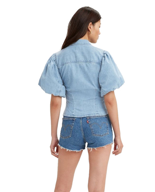 ROXY BUBBLE SLV DENIM SS