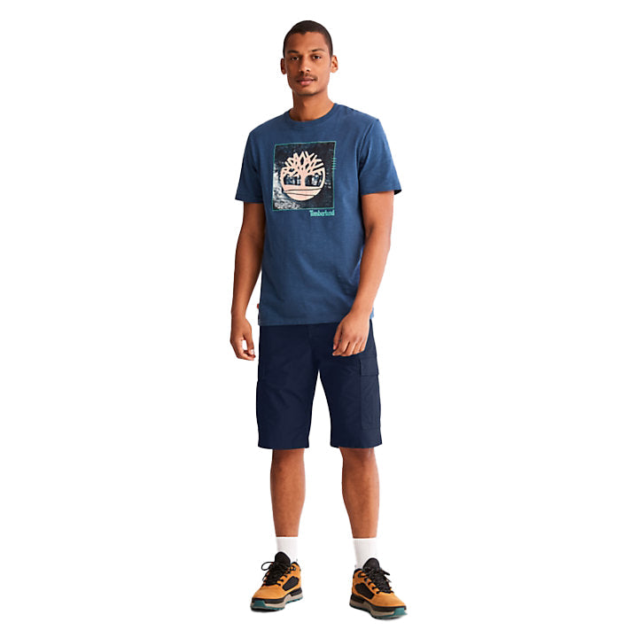 OUTDOOR LW POPLIN CARGO SHORT