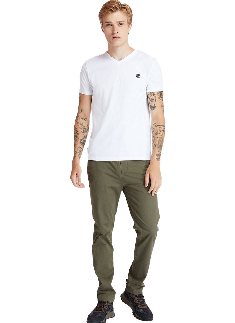 SS DUNSTAN RIVER JERSEY V NECK TEE SLIM