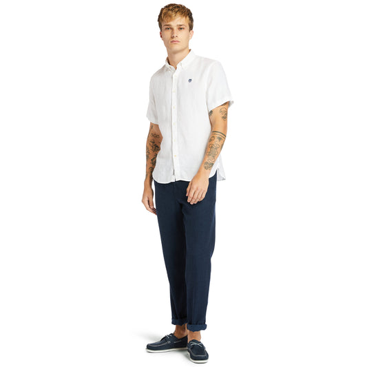 SS LINEN SHIRT WHITE