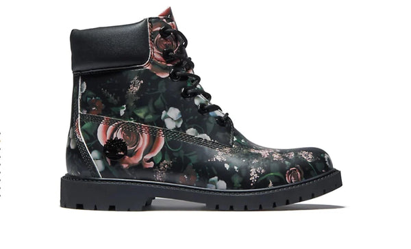 6IN HERITAGE CUPSOLE BOOT FOR WOMEN IN  BALCK/FLORAL
