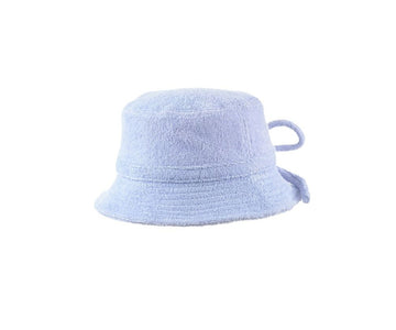 WOMENS POSTER LOGO TERRY BUCKET HAT